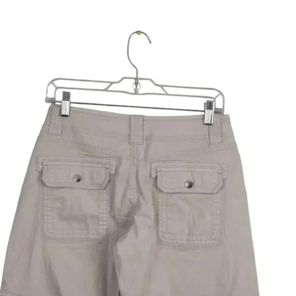NWT Garage Cargo Pant Cleo Beige Wide Leg Cotton Relaxed Fit Size 0 - Picture 8 of 14